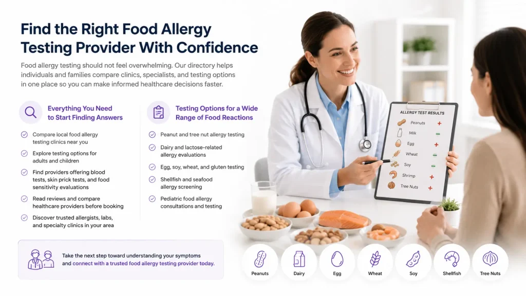 find the right food allergy testing provider with confidence