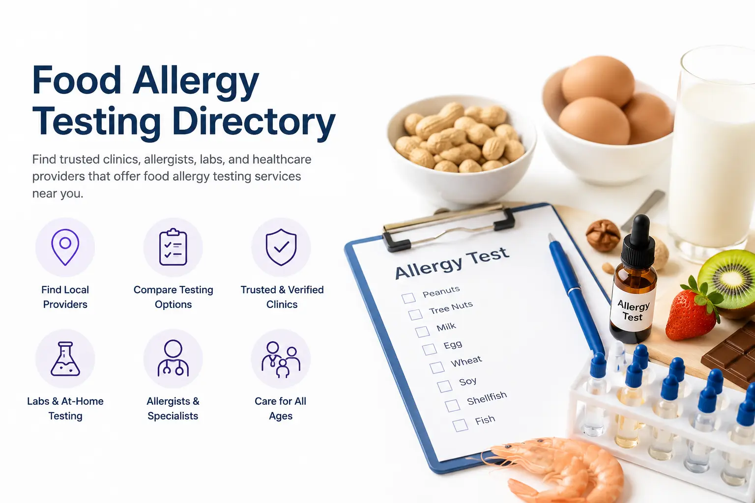 food allergy testing directory